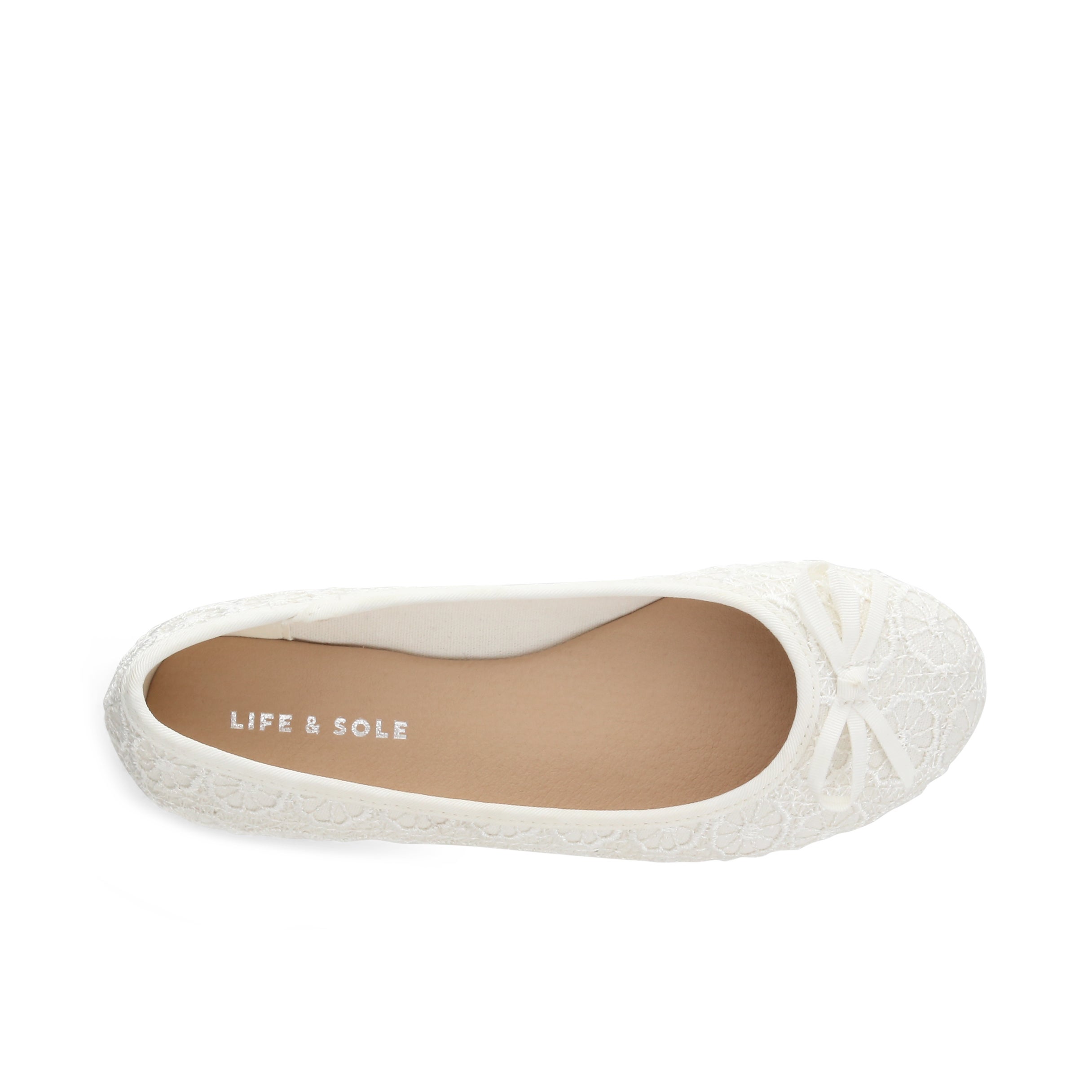 Ladies white deals flats