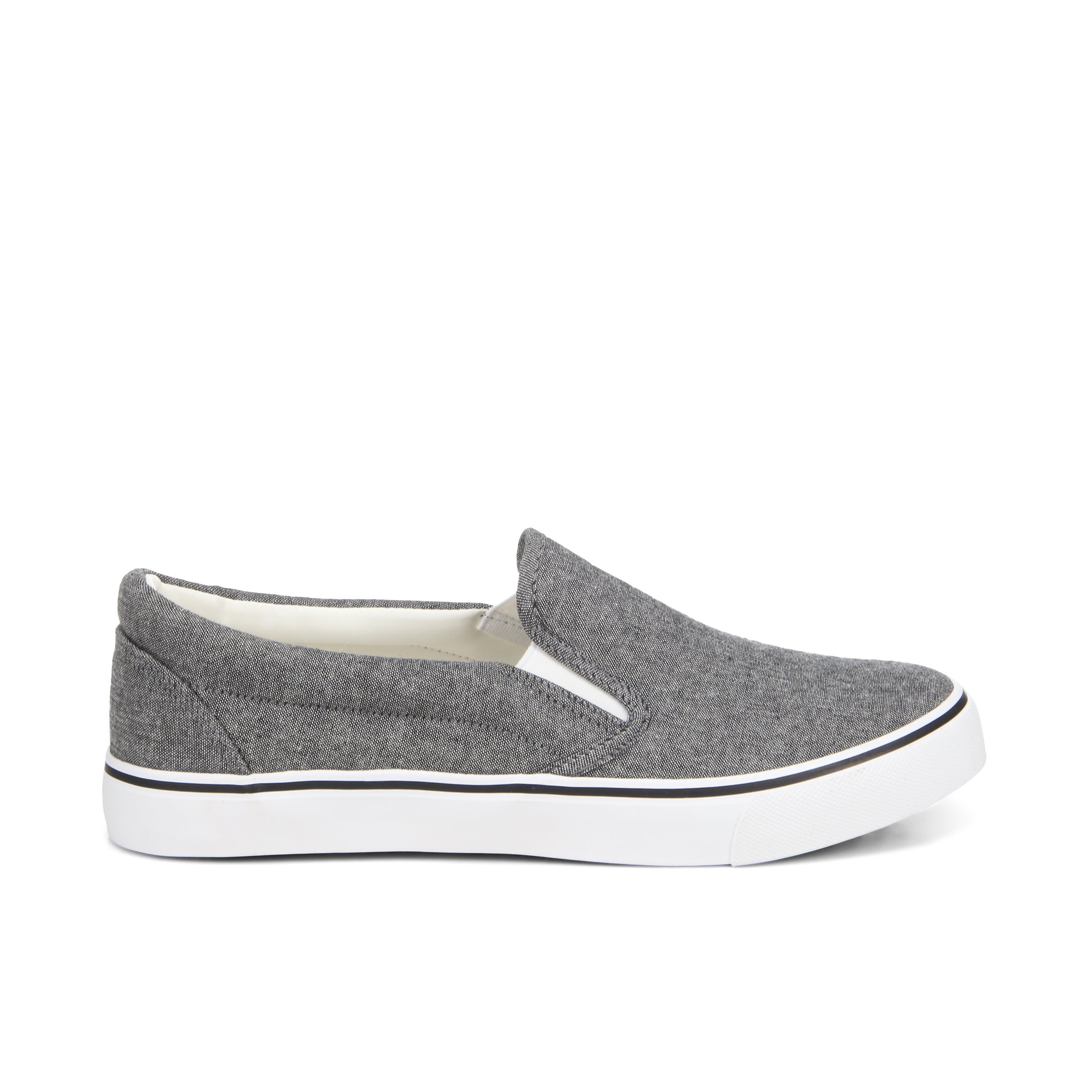 Men’s slip-on canvas shoes offers in Weathered Gray