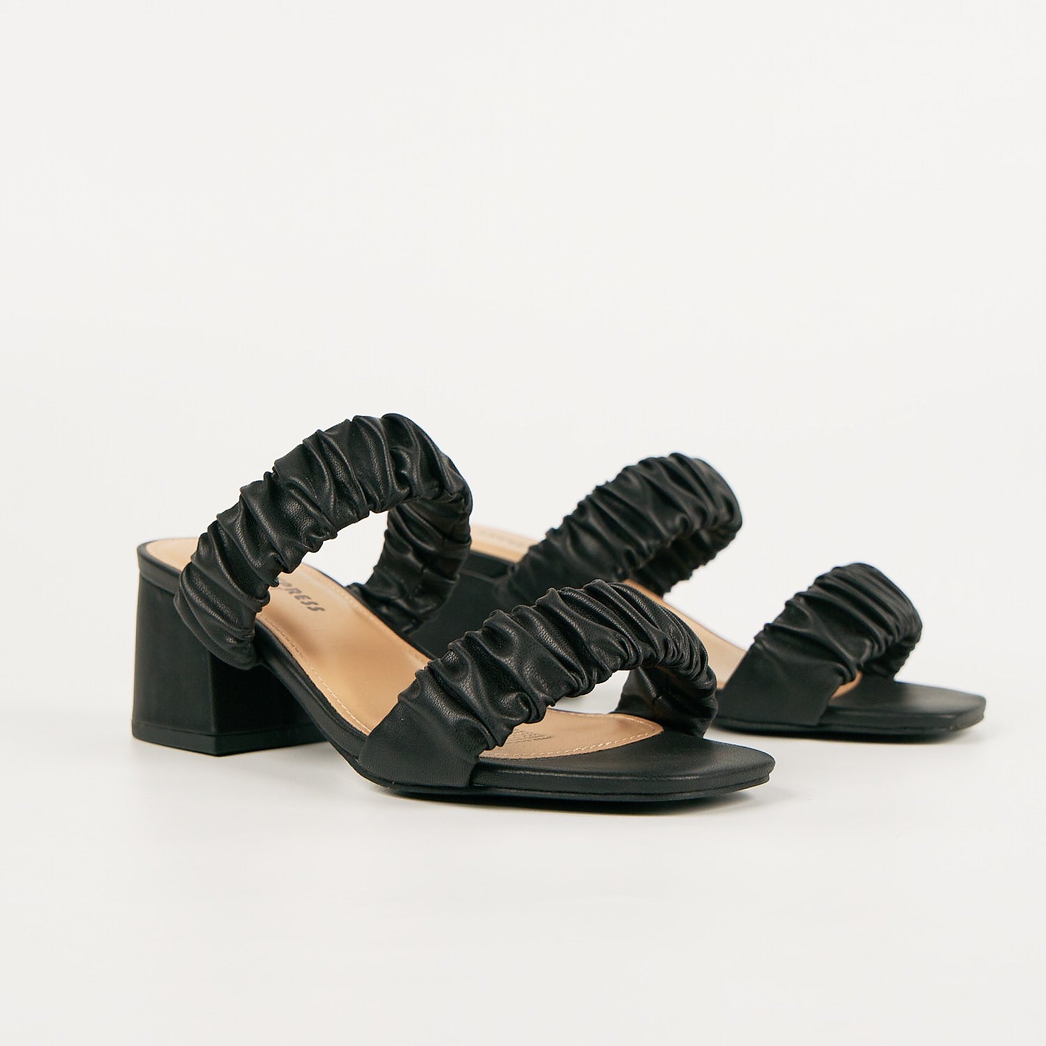 Black mules wide shops fit