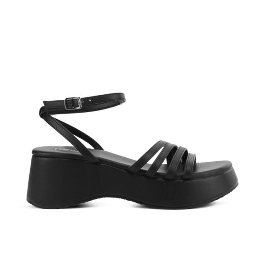 Casey Flatform Sandals | Black | Womens Heeled sandals