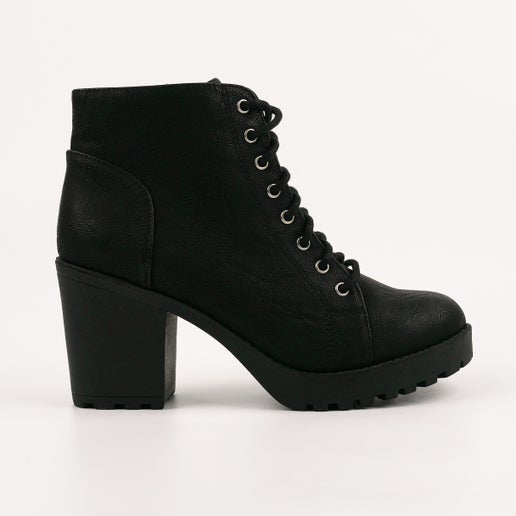 Casey Lace Up Ankle Boots | Black | WOMENS Ankle boots