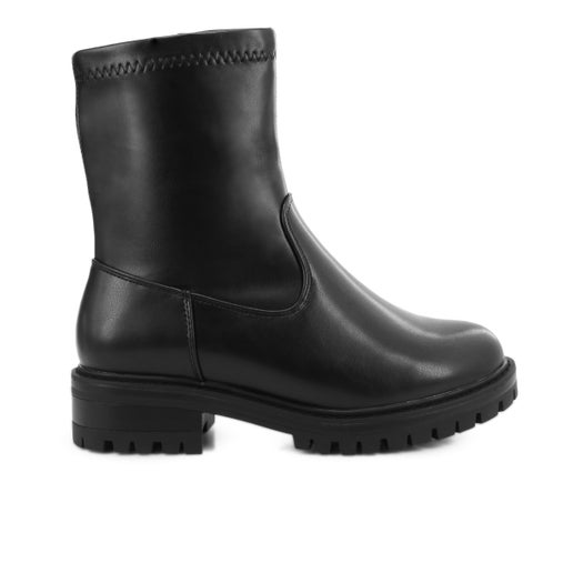 Cumin Ankle Boots - Wide Fit | Black | Womens Ankle boots