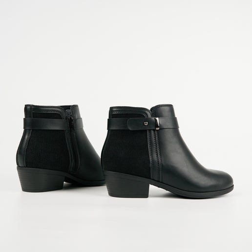 Dahlia Wide Fit Ankle Boots | Black | Womens Ankle boots