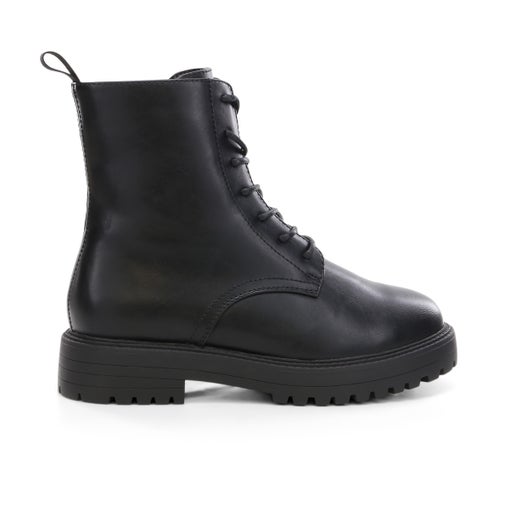 Fox Wide Fit Boots | Black | Womens Ankle boots