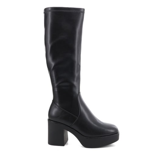 Franklin Knee High Boots | Black | Womens Knee high boots