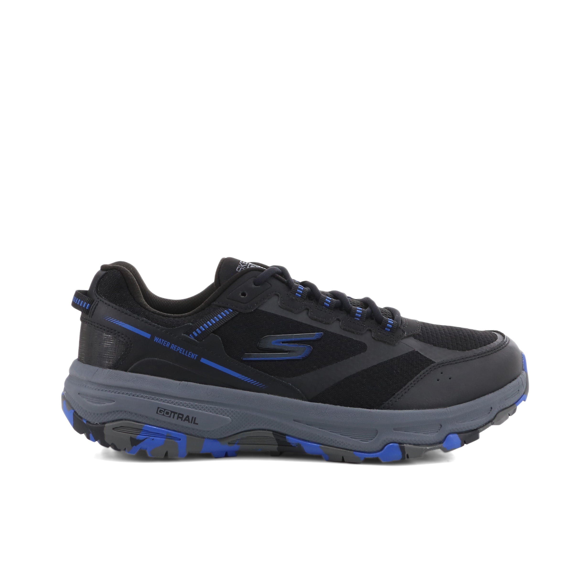 Go Run Trail Altitude Marble Rock Sports Shoes | Black | Mens Hiking