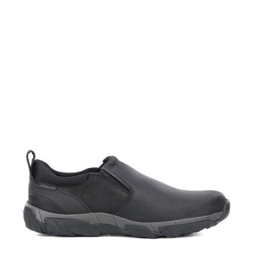 Grove Step Leather Shoes | Black | Mens Casual