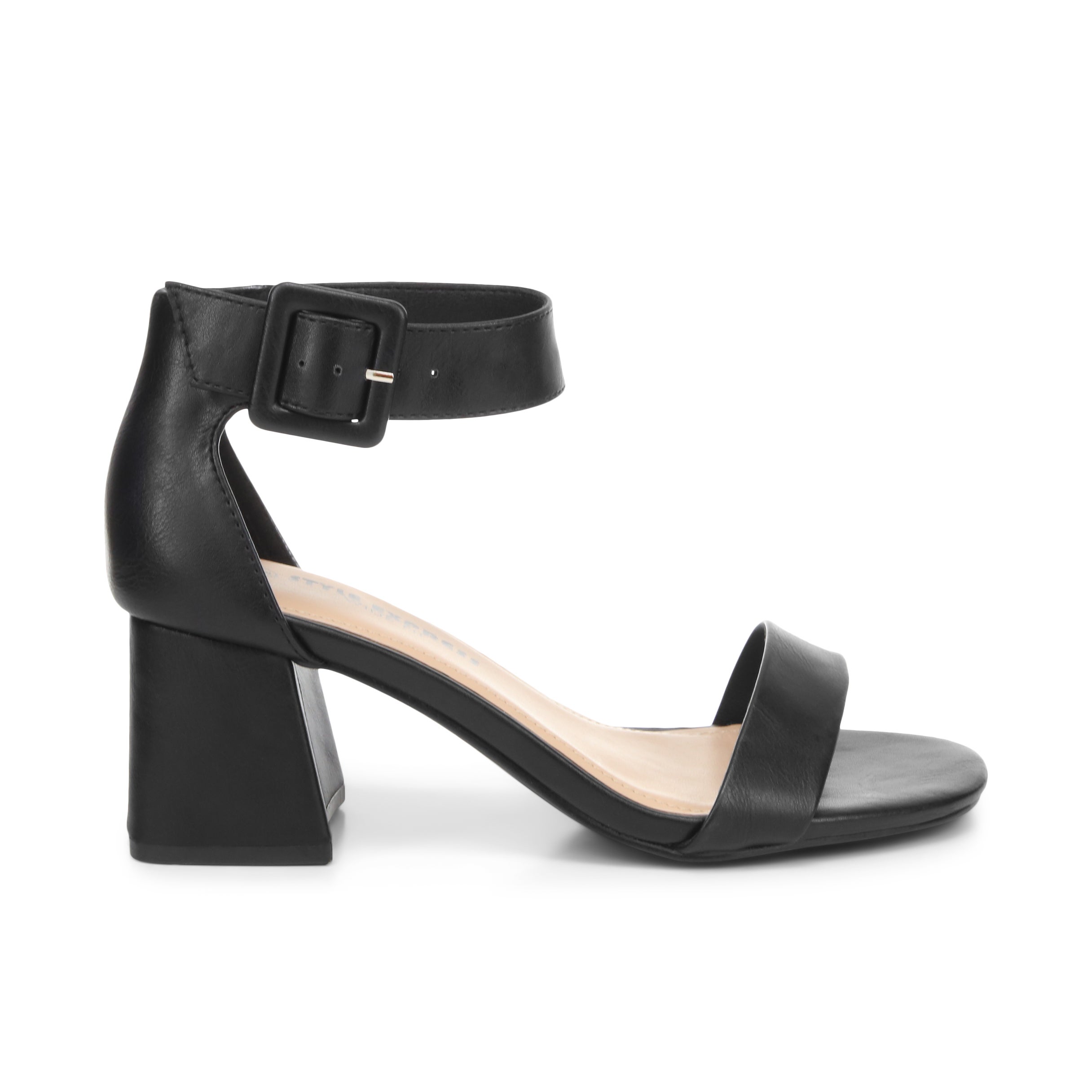 Wide fit block heels fashion black