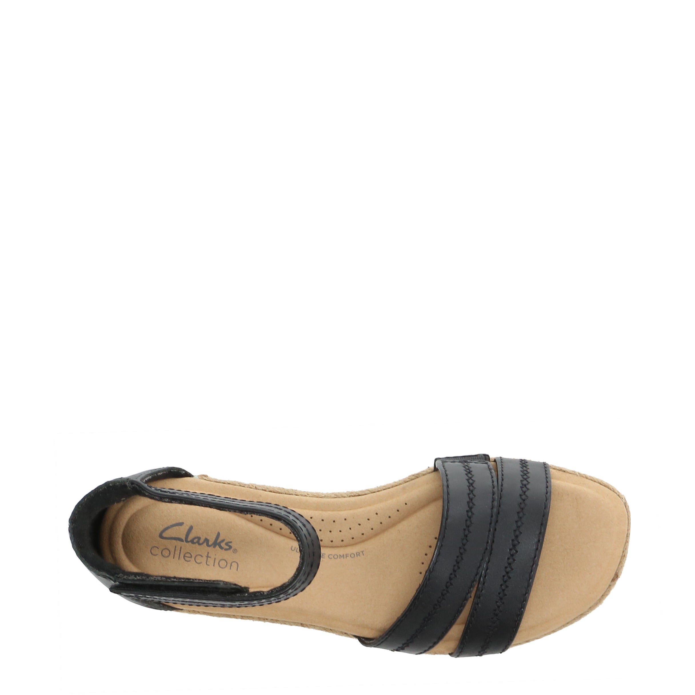 Leather clarks shops ladies sandals