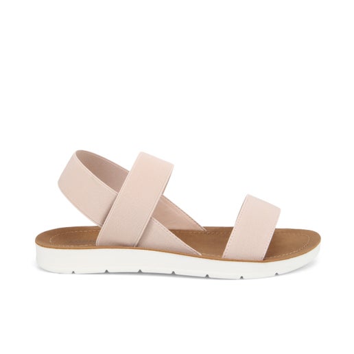 London Rebel Juno Sandals | Pink | Womens Flat sandals