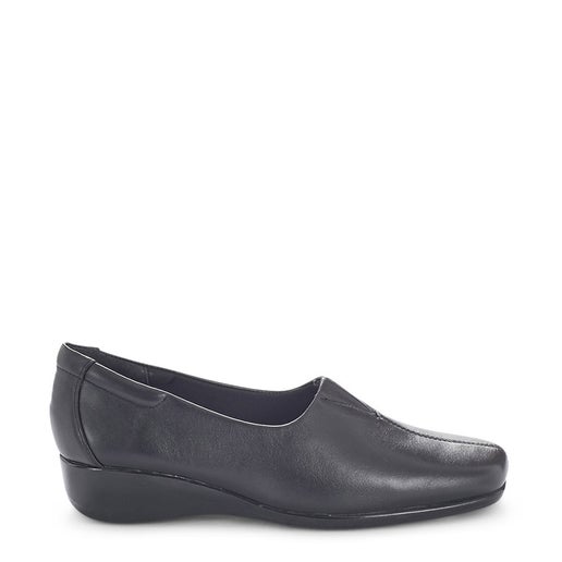 Monica ADC Senior Leather Shoes | Black | Womens Closed shoes