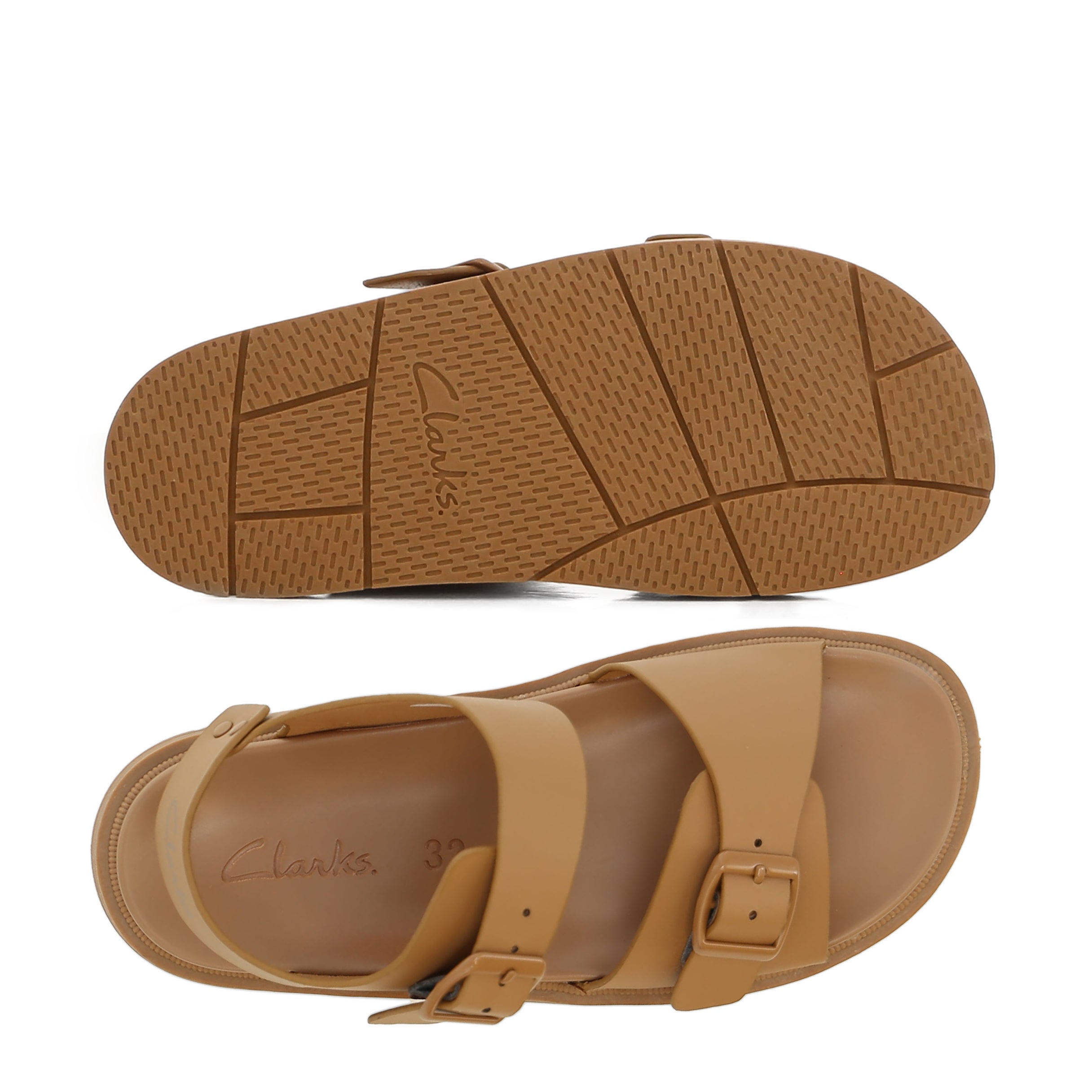 Clarks sandals kids brown online