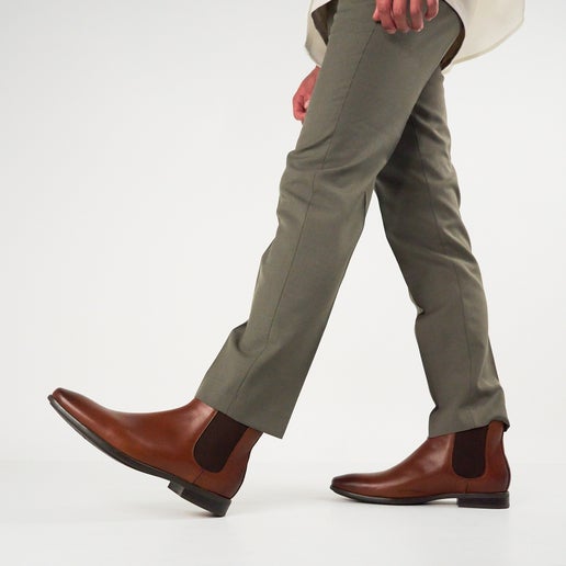 Norris Leather Boots | Tan | Mens Boots