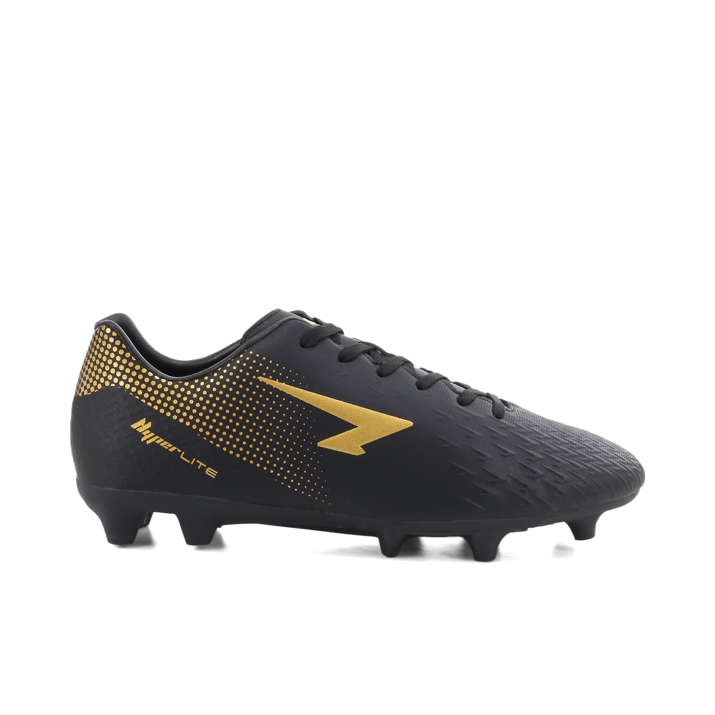 Black and gold soccer shoes on sale