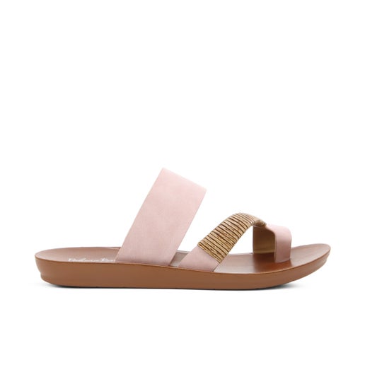 Astra Slides | Pink | Womens Flat sandals