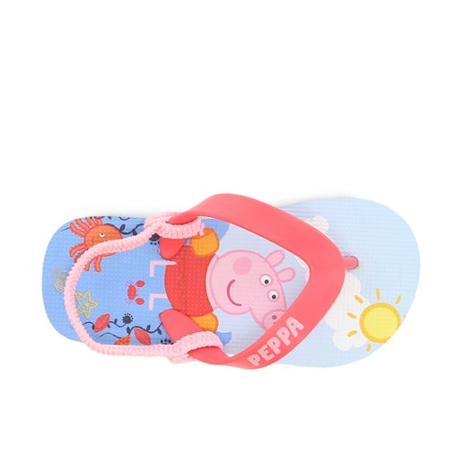 Peppa Pig Cute Toddler Jandals | Blue | Kids Toddler Cartoon