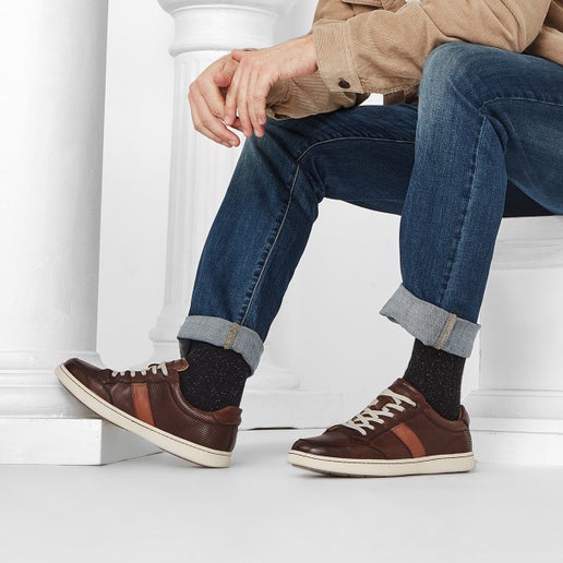 Timberline Leather Sneakers | Tan | Mens Casual sneakers